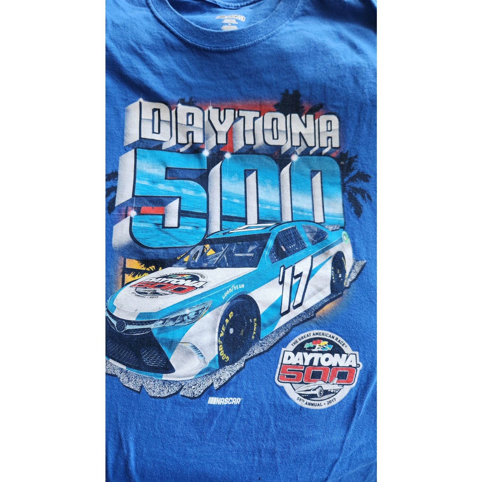 Mens Laege Daytona 500 2017 Nascar Tshirt